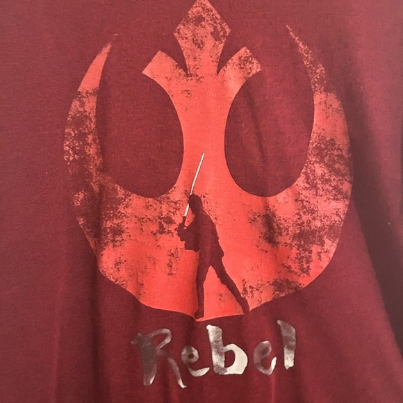 Star Wars Rebel Moon Luke Skywalker Graphic Print Short Sleeve T-Shirt. L 42/44 - Picture 3 of 6